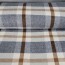 leichter Shacket-/ Flanellhemdstoff - Checks - hellbraun/creme/navy