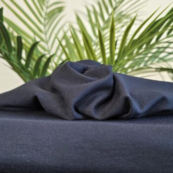 Rest = 2,20 m* Viskose-Elastic-Jersey - Navy