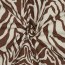 Viskose-Leinen Webware - Animal Print - braun/creme