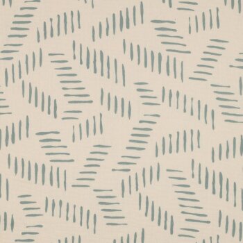 Double Gauze - Baumwolle - Abstract - dustymint/beige