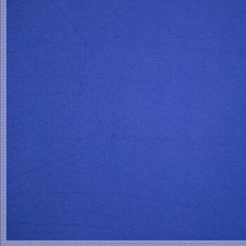 Rest = 0,70 m*  Romanit-Jersey mit Modal - uni - royalblau