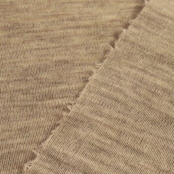 Rest = 1,30 m*  Merino- Feinstrick - beige meliert