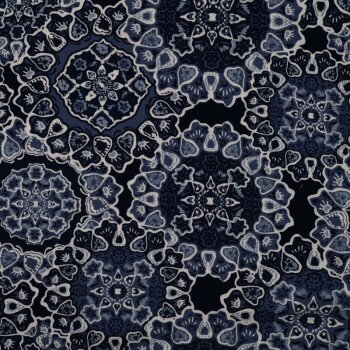 Viskose-Webware - Chally - Fancy Navy