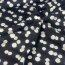 Viskose-Webware - Chally - Dots Off-White auf Schwarz