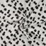 Viskose-Webware - Chally - Dots Schwarz auf Off-White