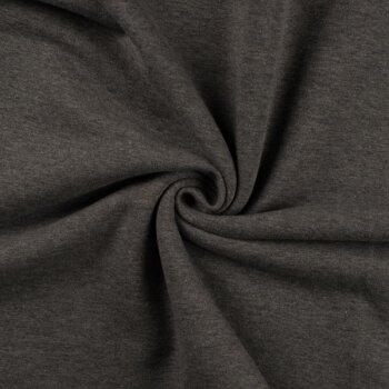 Rest = 0,50 m* Sweat / French Terry Brushed - Mid Grey...