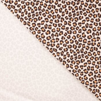 Sommersweat - Leopard - caramel/braun/beige