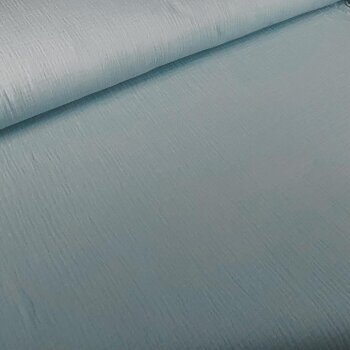 Musselin - uni - soft blue