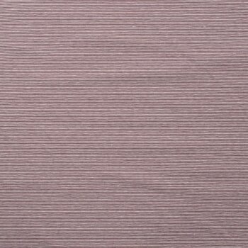 Baumwolljersey - Streifen 1 mm - mauve/weiß