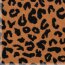 Mantel-Teddypl&uuml;sch - Leopard - Braun/Schwarz