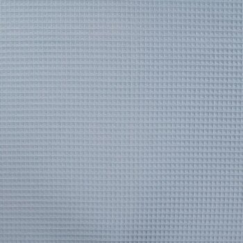 Baumwoll Waffel-Piqué - uni - soft blue