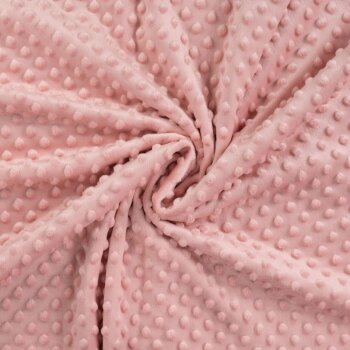 Kuschelfleece Minky - uni - rosa