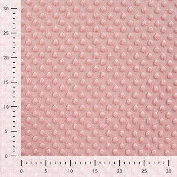 Kuschelfleece Minky - uni - rosa