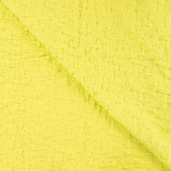 Baumwolljersey - Cloque - uni - lime