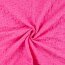 Baumwolljersey - Cloque - uni - pink