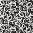 Viskose-Webware - Air Flowers Print - schwarz/creme