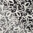 Viskose-Webware - Air Flowers Print - schwarz/creme