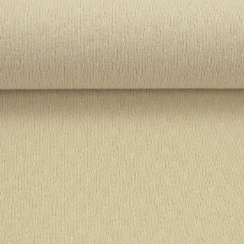 Baumwoll-Strickstoff - Leese - beige