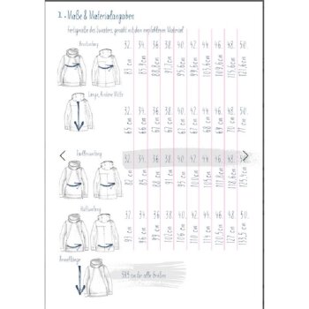 Papierschnittmuster Frau Marzi - Hoodie #snugerlaine