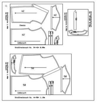 Papierschnittmuster Schnittmuster Berlin - Shirt Chania