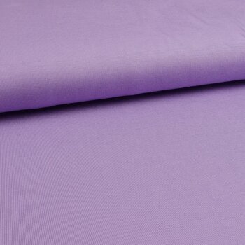 Rest = 1,80 m* Bambus-Jersey - Uni - Lilac