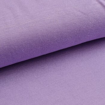 Rest = 1,80 m* Bambus-Jersey - Uni - Lilac