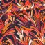 Baumwoll-Voile - Jungle Wine - orange/aubergine