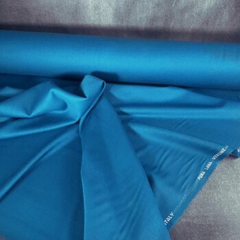 Premium Hosen-/Rockstoff - hoher Wollanteil - blaupetrol...