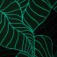 Viskose-Webware - Tropical Forest by Thorsten Berger - Smaragd/Schwarz