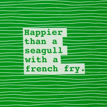 French Terry Sweat - Panel Seagull by Käselotti (1...