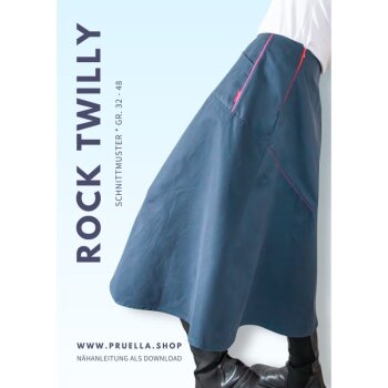 Papierschnittmuster - Prülla - Rock Twilly - Gr. 32-48