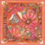 Viskose-Webware - Panel 145 cm - Roeqiya Fris Flowers - pink/orange/rot/petrol