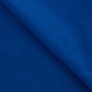 Rest = 1,10 m* Baumwoll-Satin-Stretch - uni - royalblau