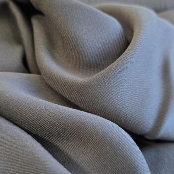 Rest = 2,20 m*  Viskose-Twill uni - anthrazit