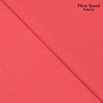 Rest = 2,40 m*  Fibre Mood - Baumwoll-Twill - Emerised - Mineral Red